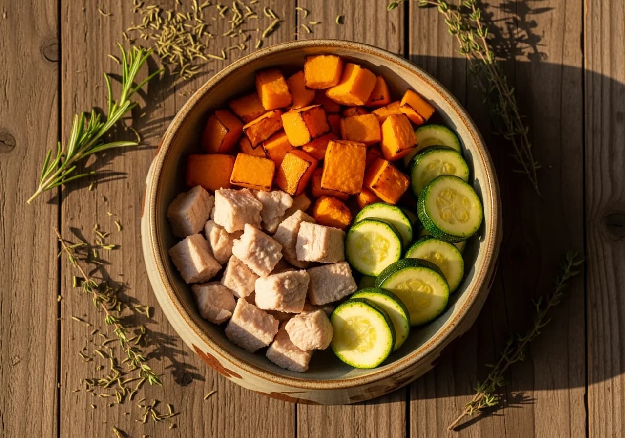 Kürbis-Truthahn-Bowl für Allergiker